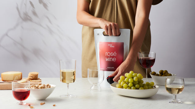 Mai Vino Rose Wine Pour